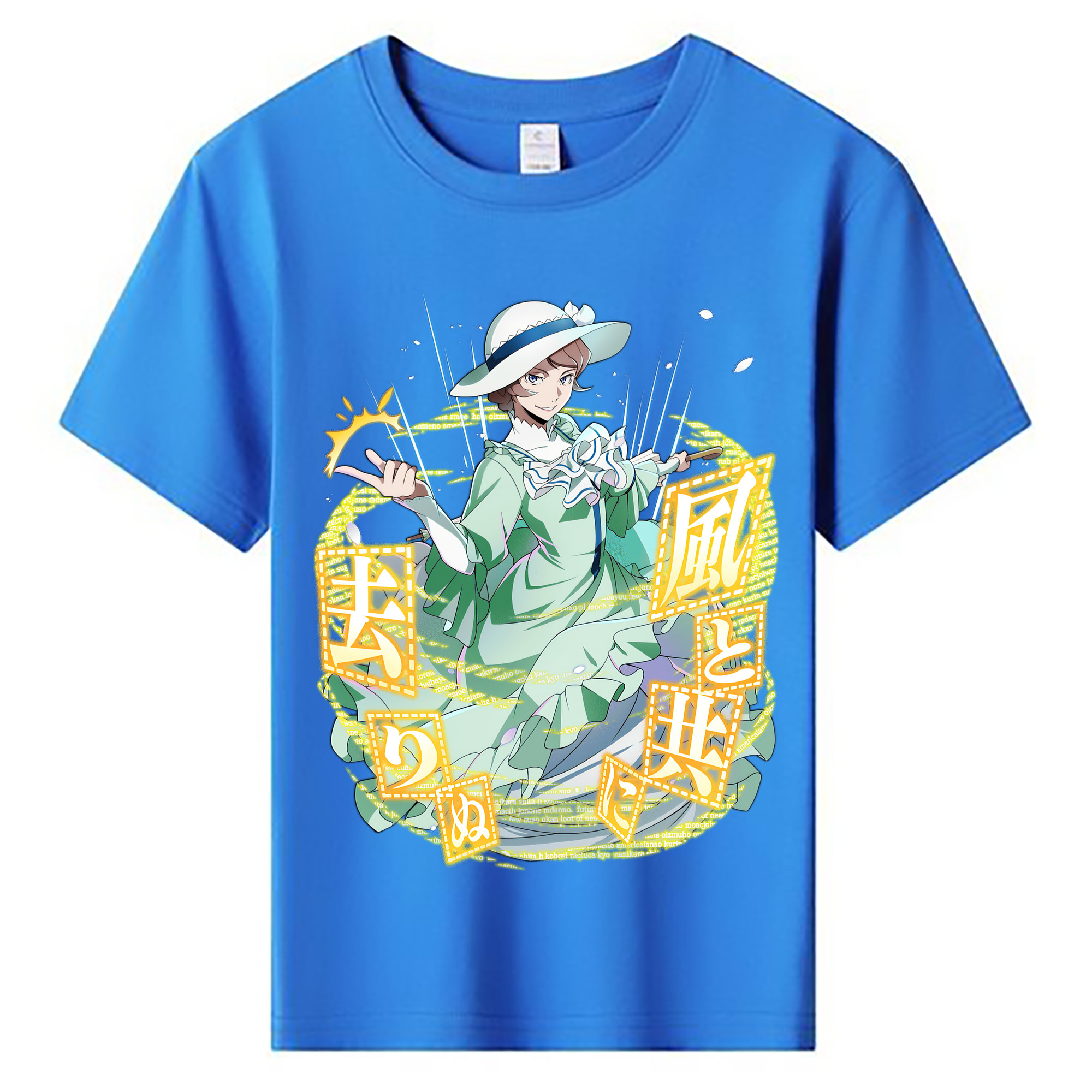 （画像用） 文豪ストレイドッグス Bungo Stray Dogs 綿100％キッズTシャツ（フロントプリント）